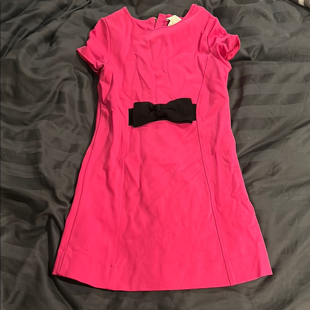 Kate Spade Pink Sheath Dress with Puff Sleeves